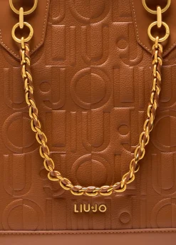 Liu Jo Bolso tote mediano con cadena decorativa-Mujer Tote Bags