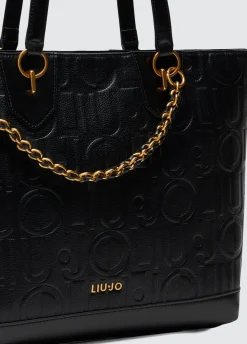Liu Jo Bolso tote mediano con cadena decorativa-Mujer Tote Bags