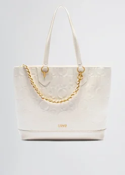 Liu Jo Bolso tote mediano con cadena decorativa-Mujer Tote Bags