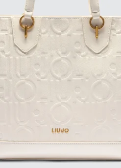 Liu Jo Bolso tote mediano con cadena decorativa-Mujer Tote Bags