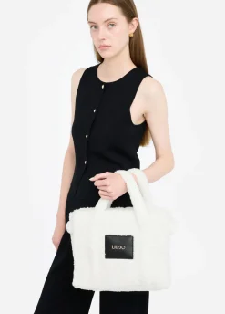 Liu Jo Bolso tote mediano de peluche-Mujer Tote Bags
