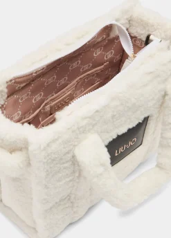 Liu Jo Bolso tote mediano de peluche-Mujer Tote Bags
