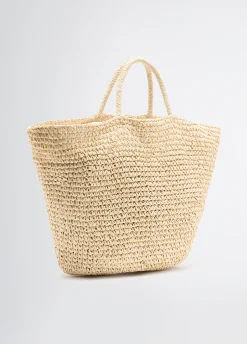 Liu Jo Bolso tote mediano de rafia-Mujer Tote Bags|Moda Baño