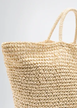 Liu Jo Bolso tote mediano de rafia-Mujer Tote Bags|Moda Baño