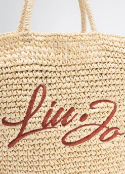 Liu Jo Bolso tote mediano de rafia-Mujer Tote Bags|Moda Baño