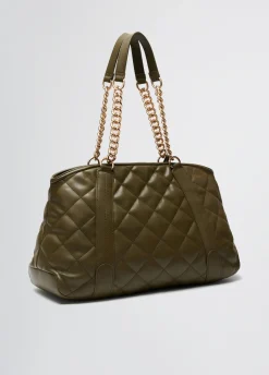 Liu Jo Bolso tote mediano guateado con charm-Mujer Tote Bags