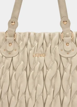 Liu Jo Bolso tote mediano guateado-Mujer Tote Bags