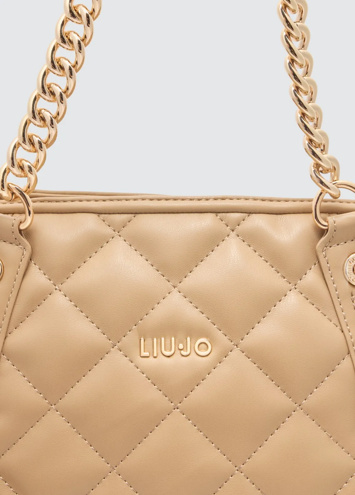 Liu Jo Bolso tote mediano guateado con charm-Mujer Tote Bags
