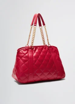Liu Jo Bolso tote mediano guateado con charm-Mujer Tote Bags
