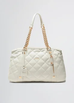 Liu Jo Bolso tote mediano guateado con charm-Mujer Tote Bags