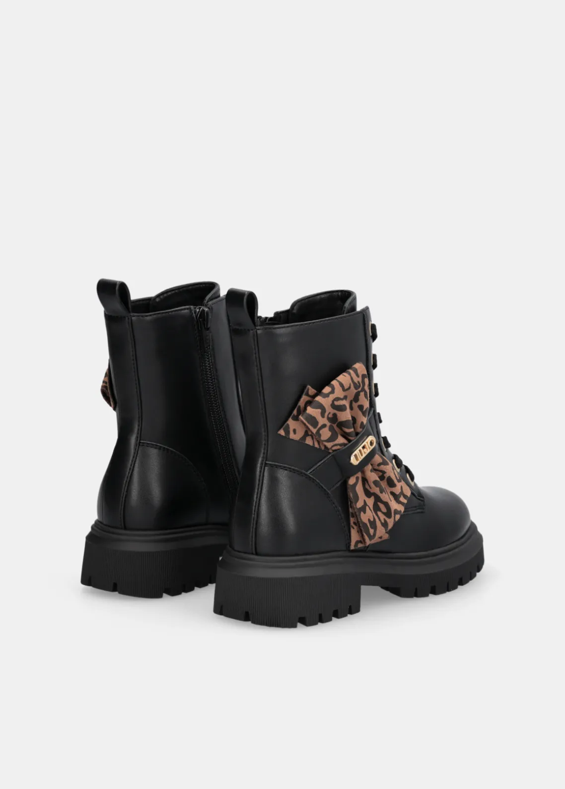 Liu Jo Botas militares con lazo con estampado animal- Zapatos|Zapatos