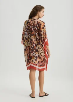 Liu Jo Caftán con estampado animal-Mujer Moda Baño