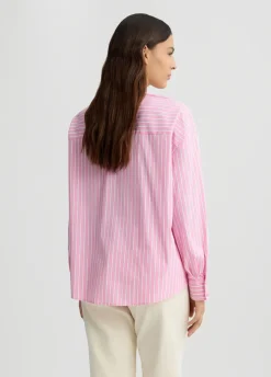Liu Jo Camisa a rayas con volantes-Mujer Camisas Y Blusas