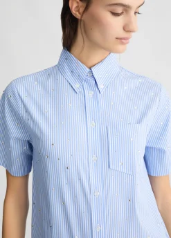 Liu Jo Camisa boxy a rayas-Mujer Camisas Y Blusas