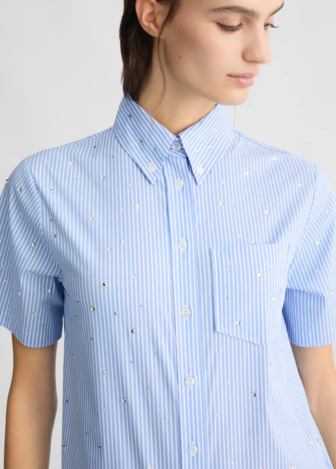Liu Jo Camisa boxy a rayas-Mujer Camisas Y Blusas