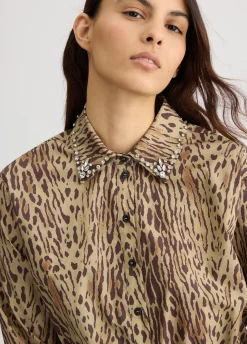 Liu Jo Camisa con estampado animal-Mujer Camisas Y Blusas