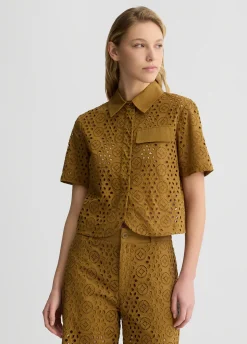 Liu Jo Camisa corta con bordados-Mujer Camisas Y Blusas