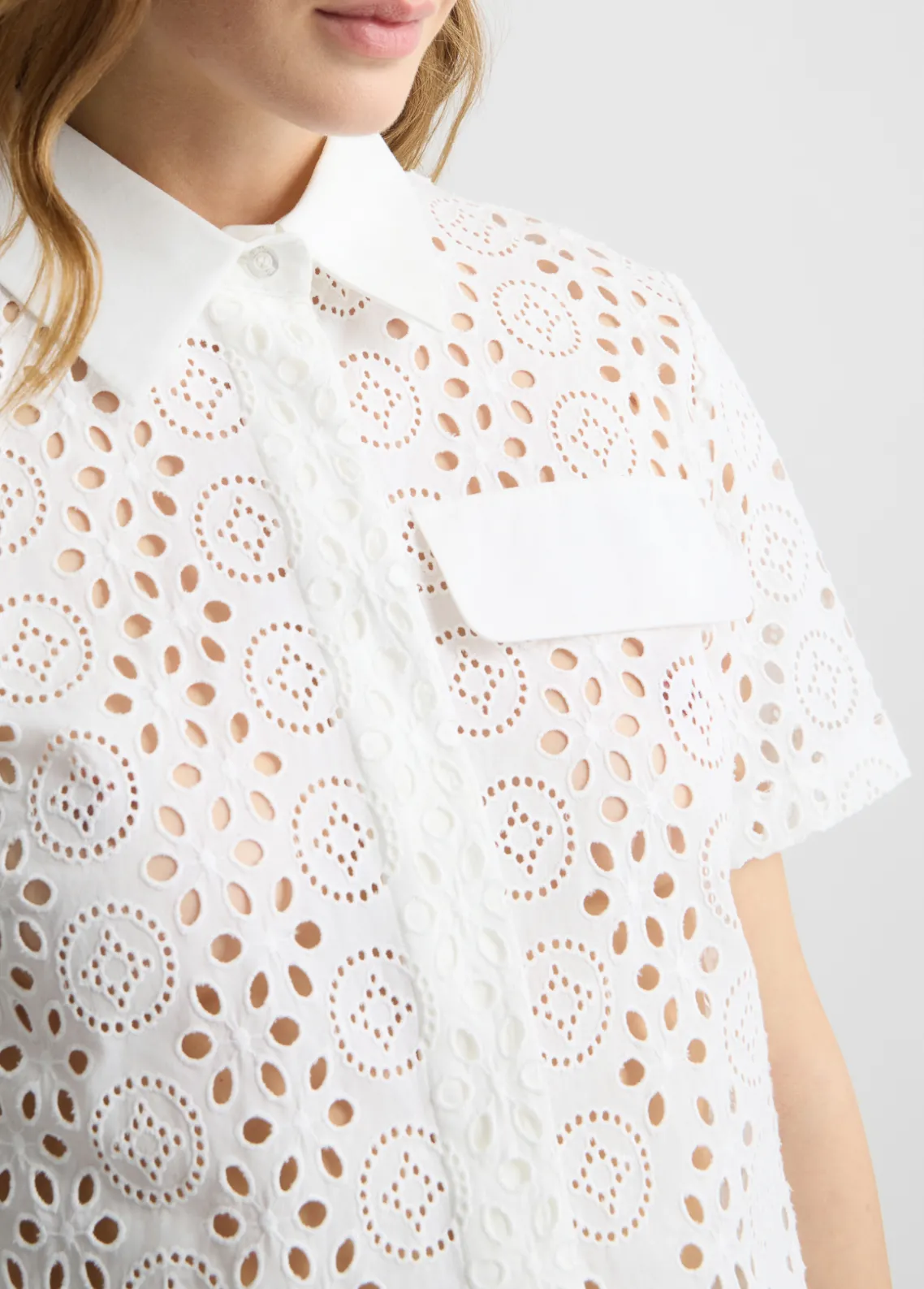 Liu Jo Camisa corta con bordados-Mujer Camisas Y Blusas