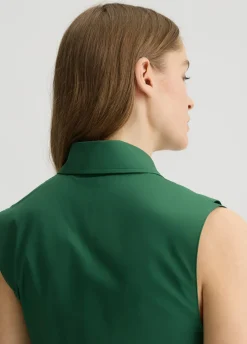 Liu Jo Camisa cropped con nudo-Mujer Camisas Y Blusas