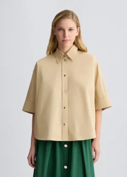 Liu Jo Camisa cuadrada de algodón-Mujer Camisas Y Blusas