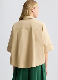 Liu Jo Camisa cuadrada de algodón-Mujer Camisas Y Blusas