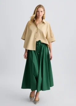 Liu Jo Camisa cuadrada de algodón-Mujer Camisas Y Blusas