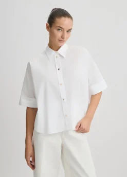 Liu Jo Camisa cuadrada de algodón-Mujer Camisas Y Blusas