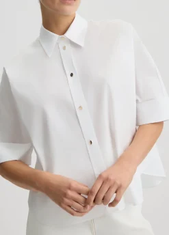 Liu Jo Camisa cuadrada de algodón-Mujer Camisas Y Blusas