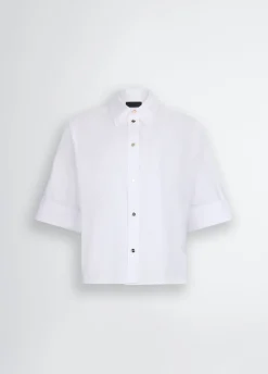 Liu Jo Camisa cuadrada de algodón-Mujer Camisas Y Blusas