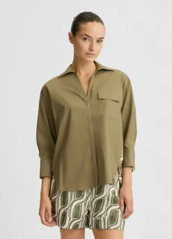 Liu Jo Camisa de algodón con estampado-Mujer Camisas Y Blusas