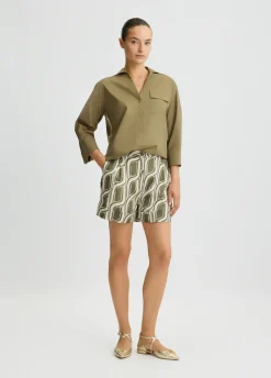Liu Jo Camisa de algodón con estampado-Mujer Camisas Y Blusas