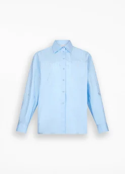 Liu Jo Camisa de algodón con strass-Mujer Camisas Y Blusas
