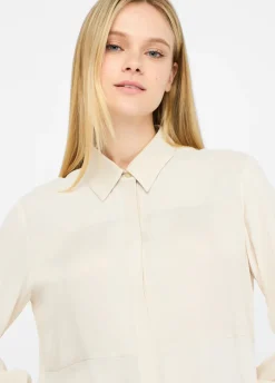 Liu Jo Camisa de crepé de China-Mujer Camisas Y Blusas