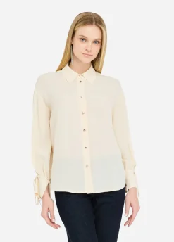 Liu Jo Camisa de crepé de China-Mujer Camisas Y Blusas