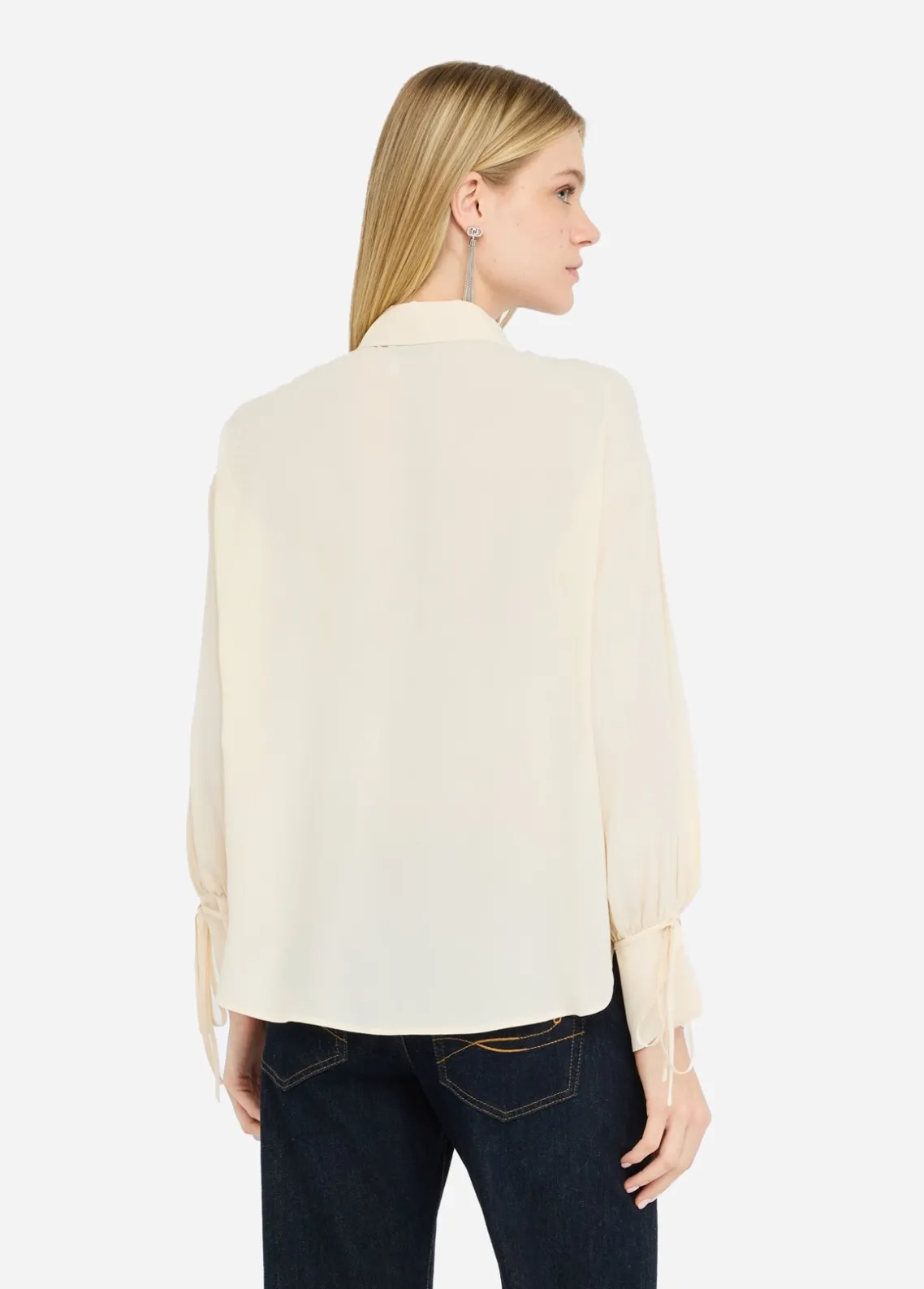 Liu Jo Camisa de crepé de China-Mujer Camisas Y Blusas