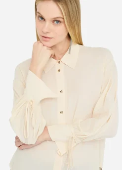 Liu Jo Camisa de crepé de China-Mujer Camisas Y Blusas