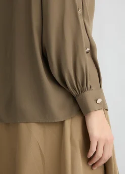 Liu Jo Camisa de crepé de China-Mujer Camisas Y Blusas