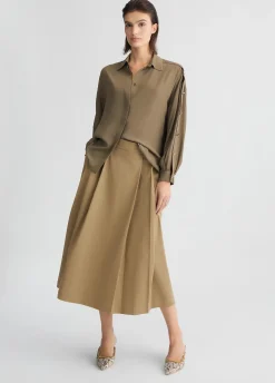 Liu Jo Camisa de crepé de China-Mujer Camisas Y Blusas