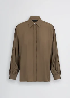 Liu Jo Camisa de crepé de China-Mujer Camisas Y Blusas