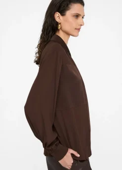 Liu Jo Camisa de crepé de China-Mujer Camisas Y Blusas