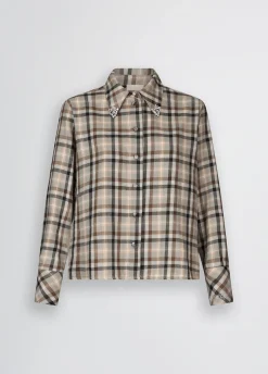 Liu Jo Camisa de cuadros con bordados decorativos-Mujer Camisas Y Blusas