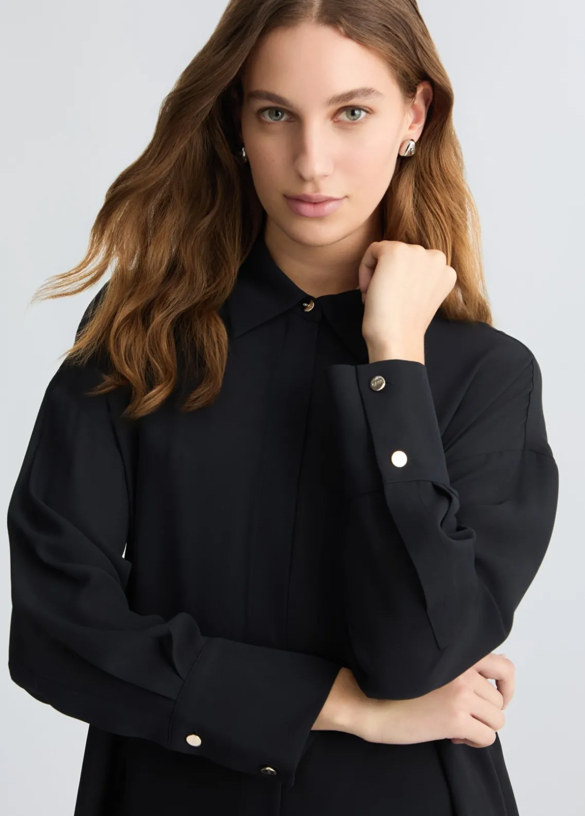 Liu Jo Camisa de georgette-Mujer Camisas Y Blusas