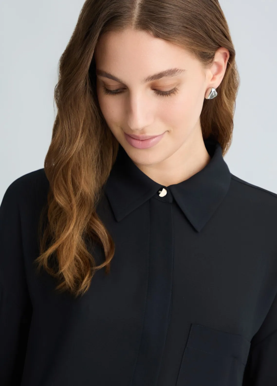 Liu Jo Camisa de georgette-Mujer Camisas Y Blusas