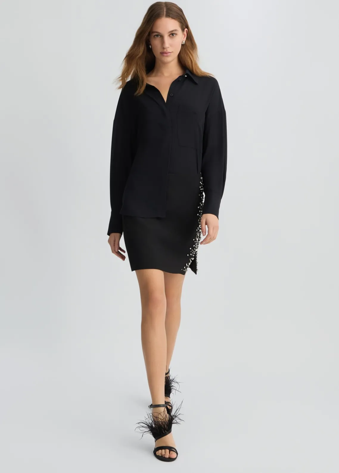 Liu Jo Camisa de georgette-Mujer Camisas Y Blusas