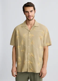 Liu Jo Camisa de lino y algodón-Hombre Camisas