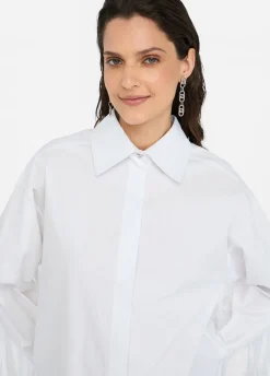 Liu Jo Camisa de popelina con flecos-Mujer Camisas Y Blusas