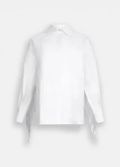 Liu Jo Camisa de popelina con flecos-Mujer Camisas Y Blusas