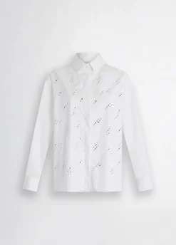 Liu Jo Camisa de popelina con strass-Mujer Camisas Y Blusas