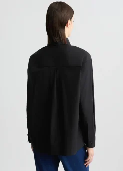 Liu Jo Camisa de popelina con strass-Mujer Camisas Y Blusas