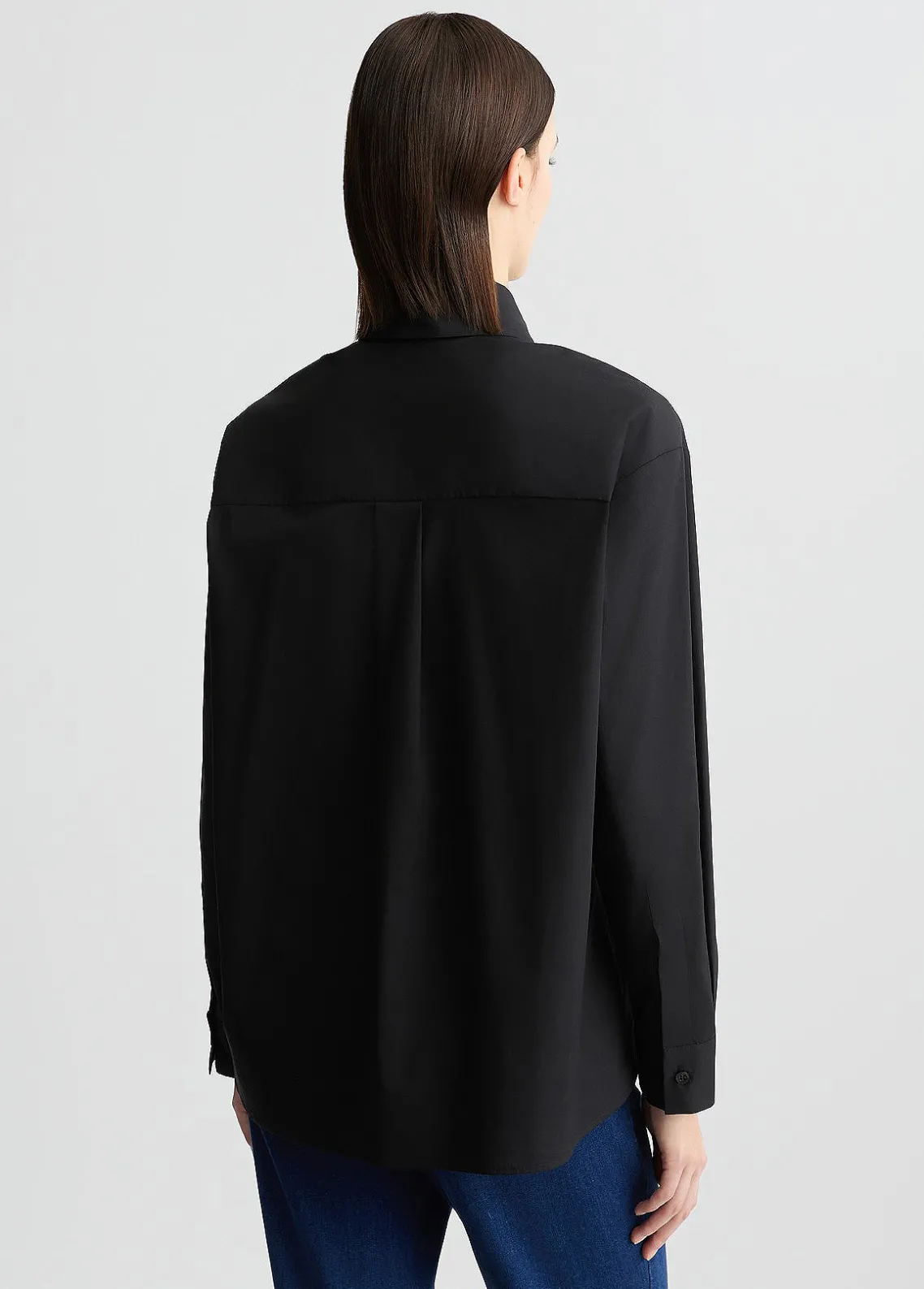 Liu Jo Camisa de popelina con strass-Mujer Camisas Y Blusas
